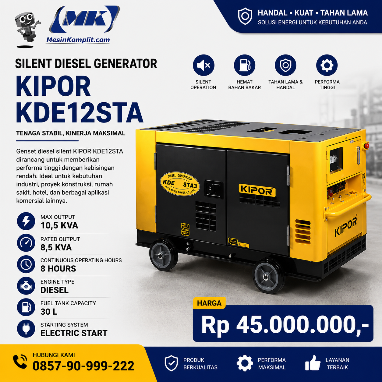 Genset Diesel 10kva ...